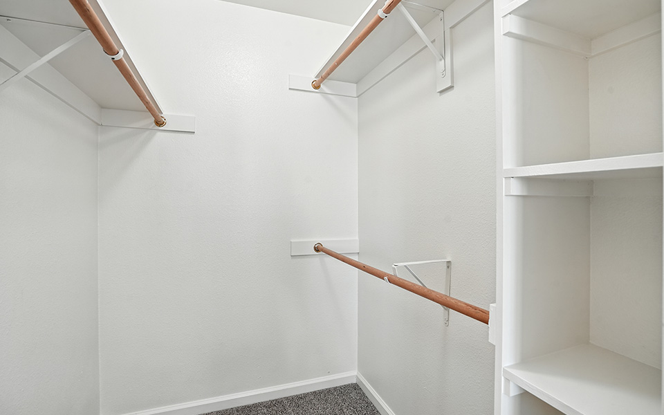Castle Terrace walk-in closet